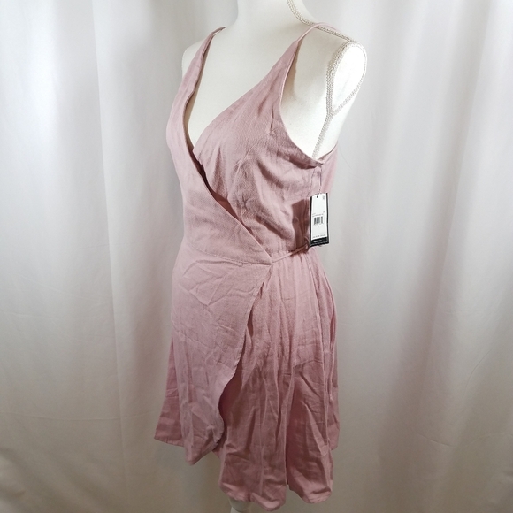 Volcom S Violet Dust Things Changing Wrap Dress - Picture 1 of 16